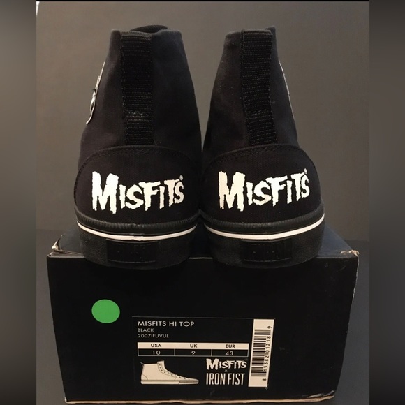 Iron Fist Black Misfits High-Tops - Picture 6 of 9